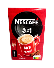 Nescafe 3 in 1 Rich Aroma Löslicher Kaffee 10 sticks