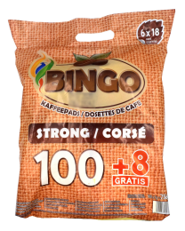 Bingo Kaffeepads stark 108 Pads