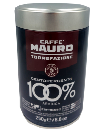 Caffe Mauro Centopercento 250g gemahlener Kaffee aus der Dose