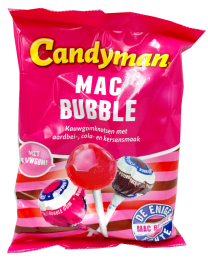 Candyman Lollipops Mac Bubble