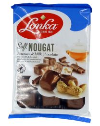 Lonka soft nougat peanuts & milk chocolate