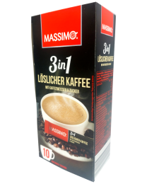 Massimo 3 in 1 Instantkaffee 10 Sticks