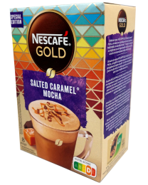 Nescafe Gold Salted Caramel Mocha Löslicher Kaffee 8 sticks